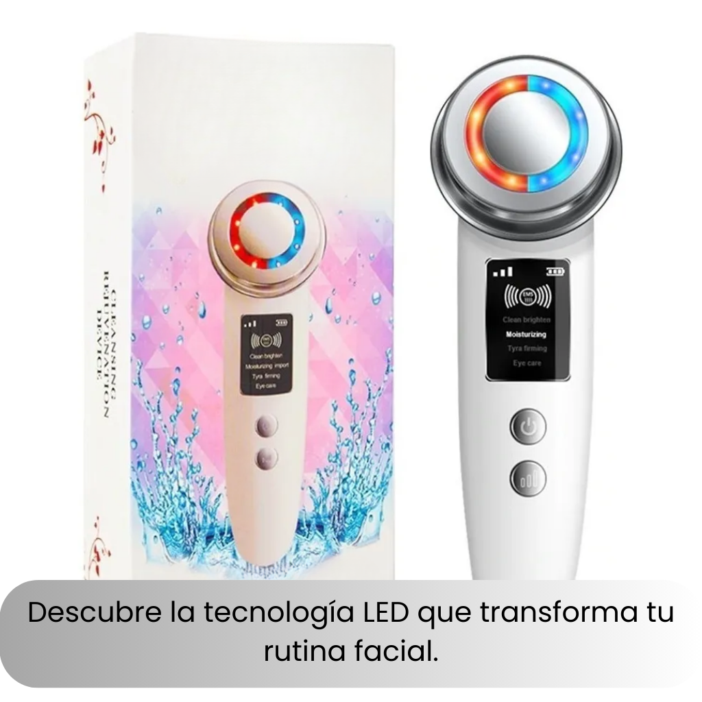 Masajeador Limpieza Facial LED